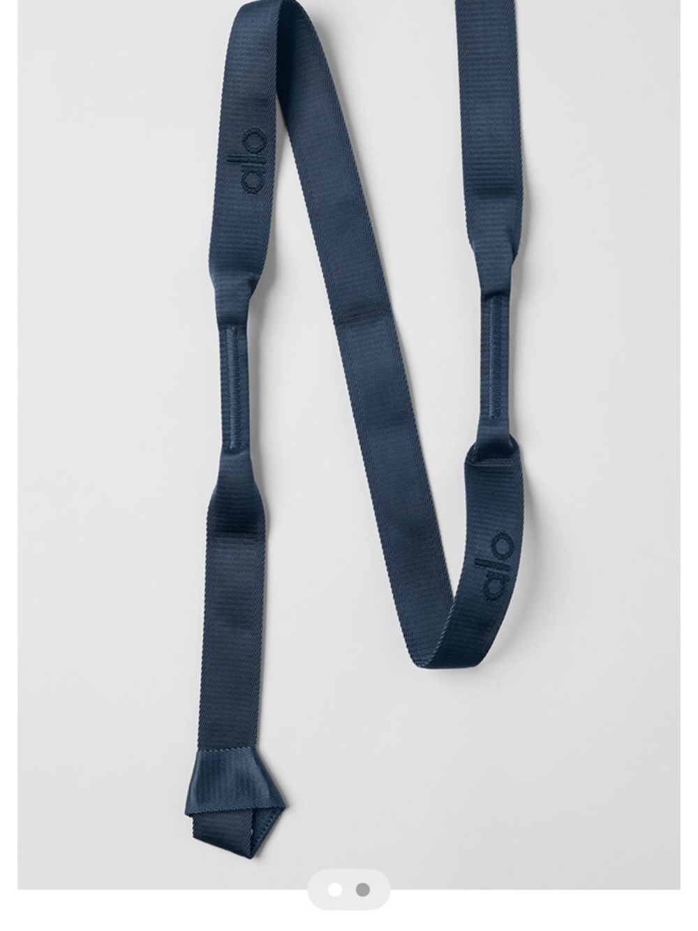 Alo yoga strap, NEW, never used. Navy blue (eclipse)